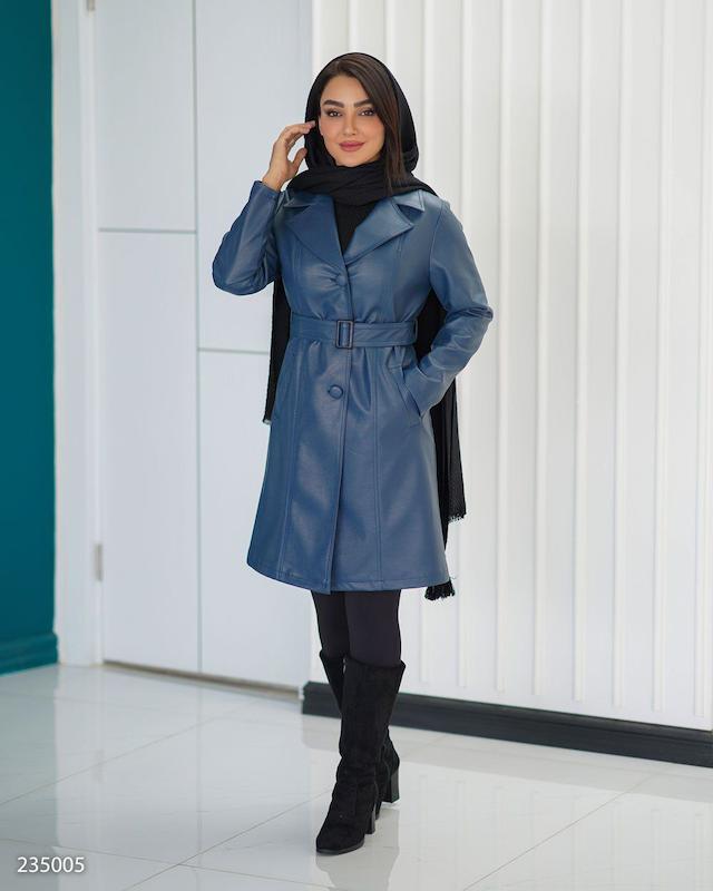 پالتو چرم مدل هرمینا کد2350