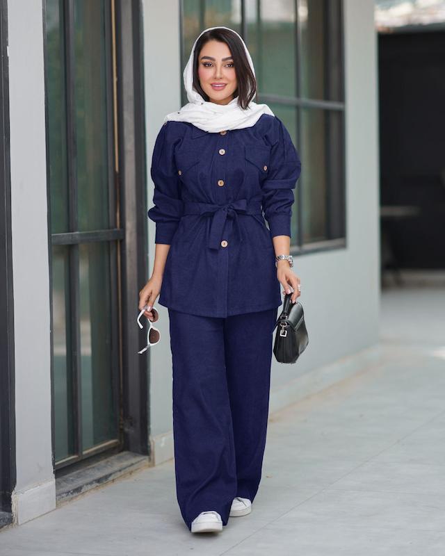 مانتو شلوار مدل رسپینا