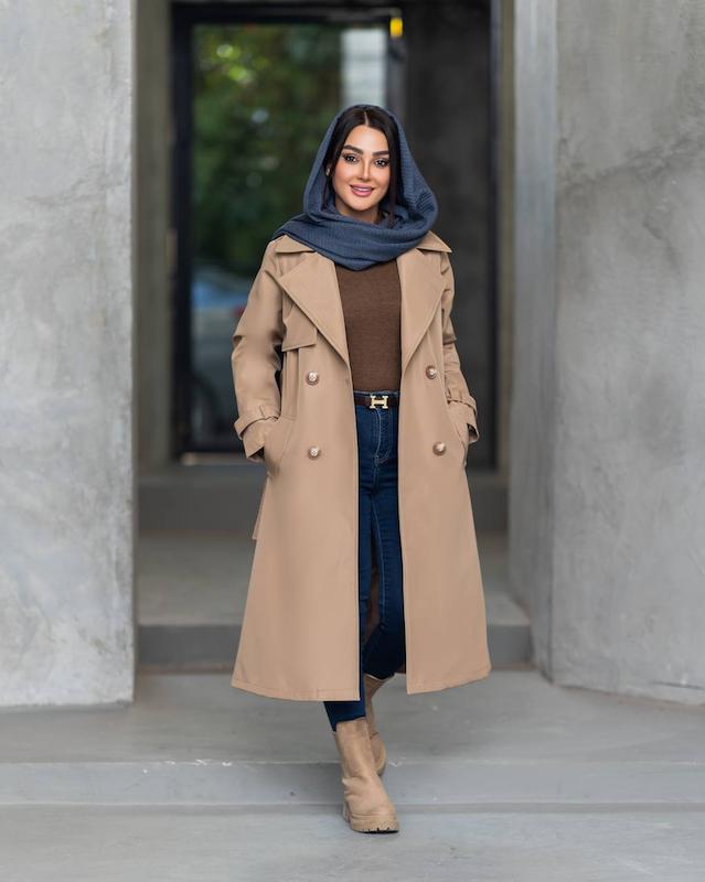 بارانی زنانه پرادا مدل پارمیدا