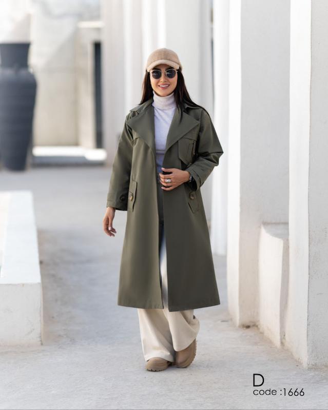 بارانی مدل نوراکد1666