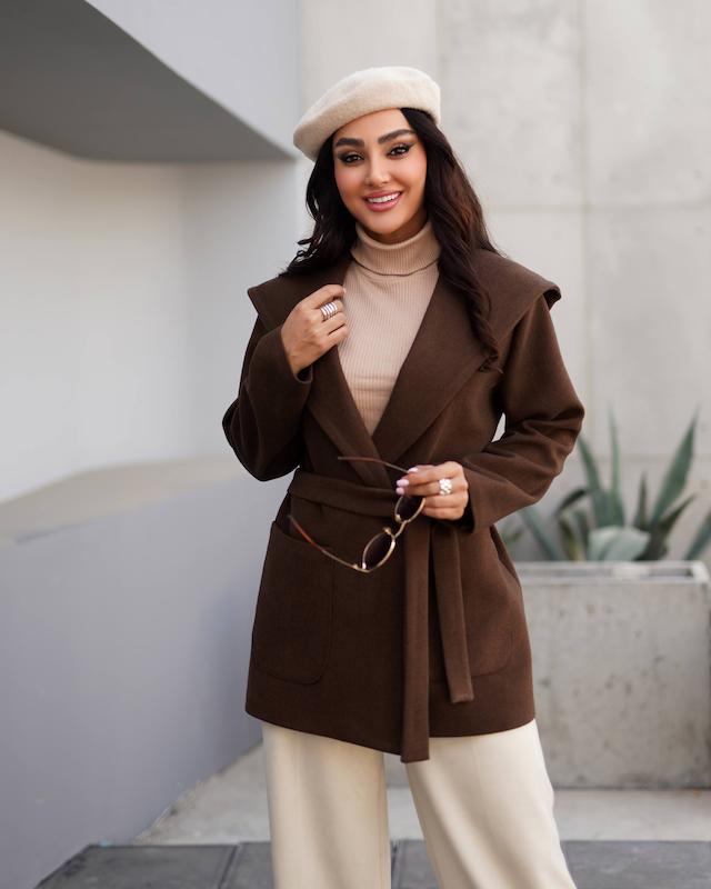 پالتو فوتر کلاهدار آستردارکد1350