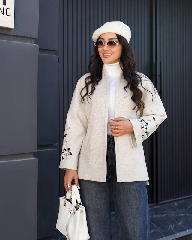 پالتو فوتر گلدوزی کد6035