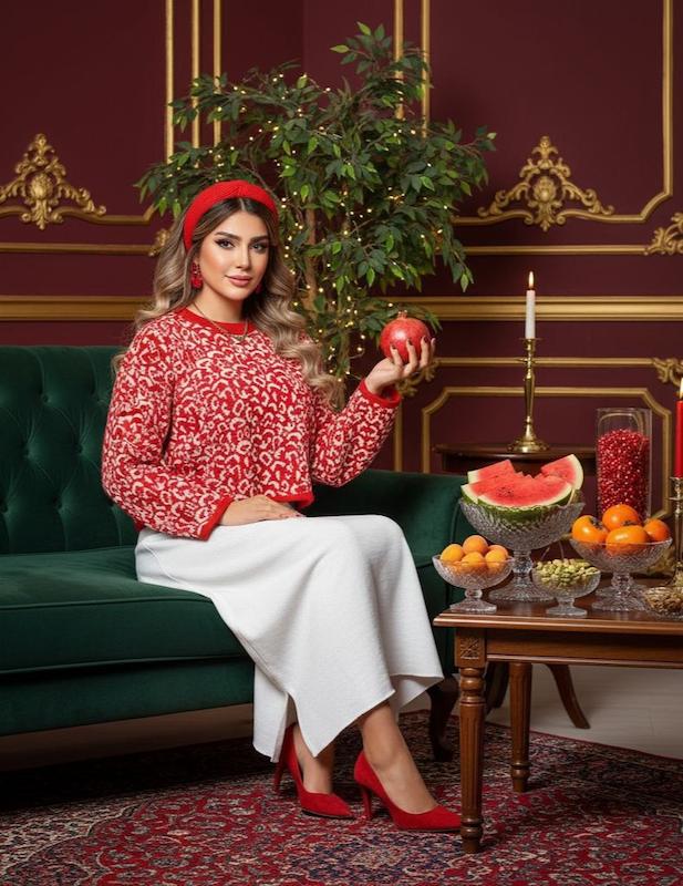 ست بلوز دامن بافت