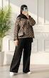 ست بلوز شلوار بافت پلنگی
