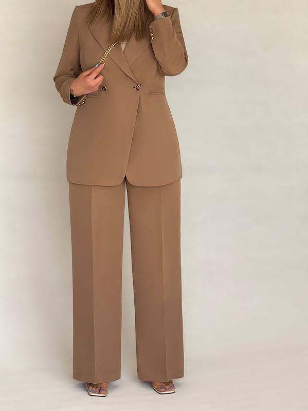 کت شلوار کرپ نخ توئیست سایز بزرگ 