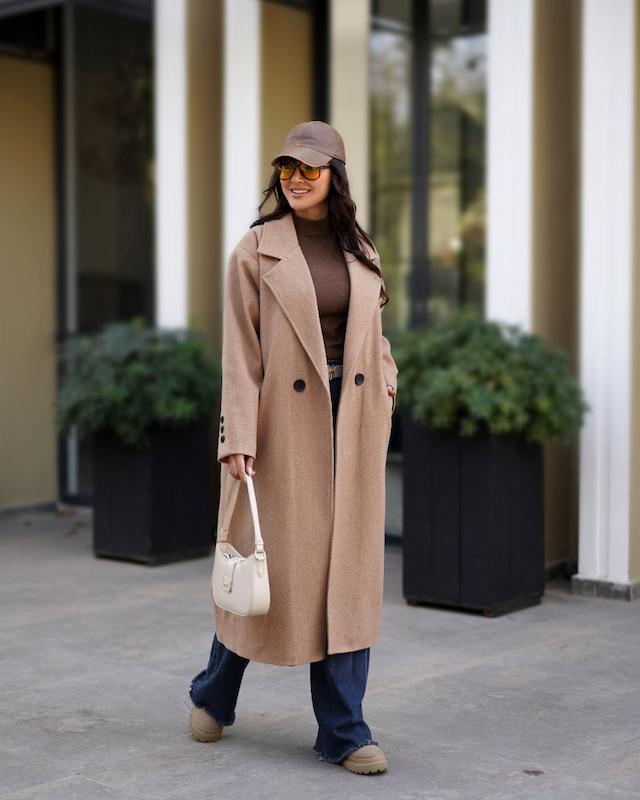 پالتو فوتر دو دکمه مدل دروسا