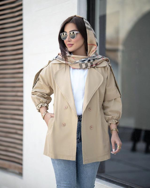 بارانی زنانه مدل آیدینا کد1462