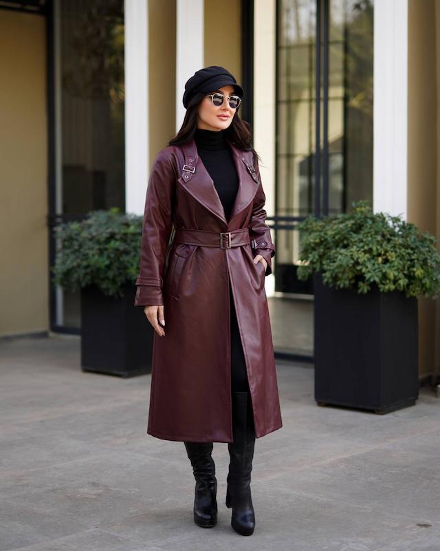 پالتو چرم آستردار کد253