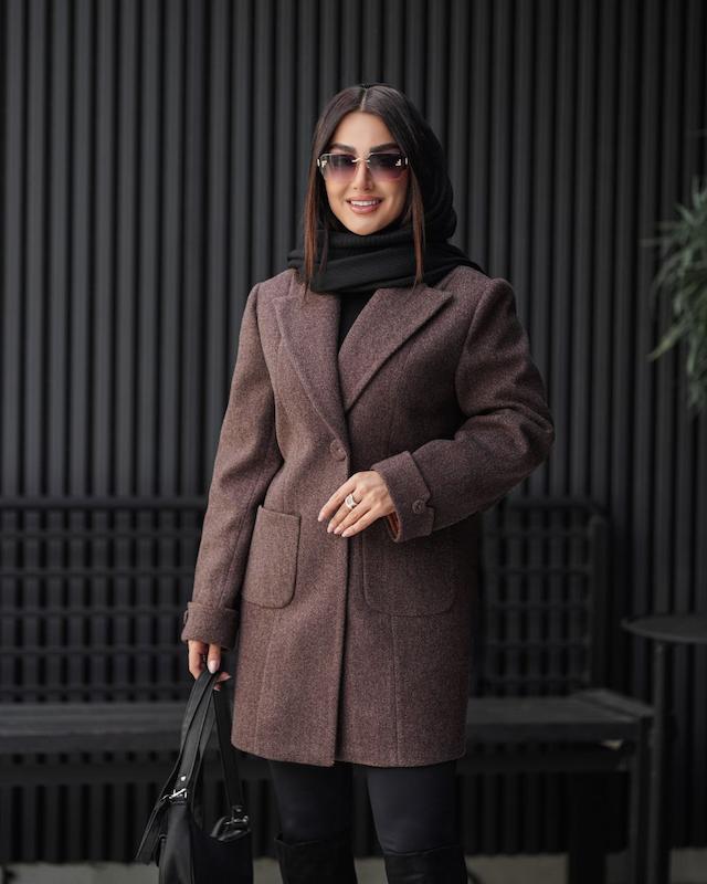 پالتو فوتر آستردار دوتن یقه تی مدل رزا