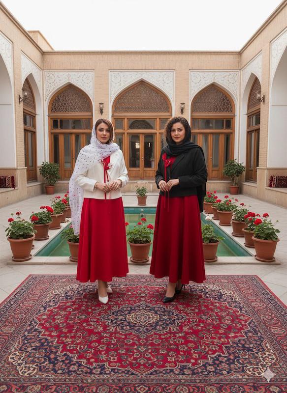 ست کت سارافون مدل پریزاد 