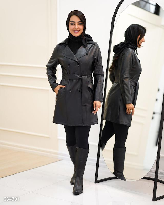 کت چرم مدل سالیز کد2343