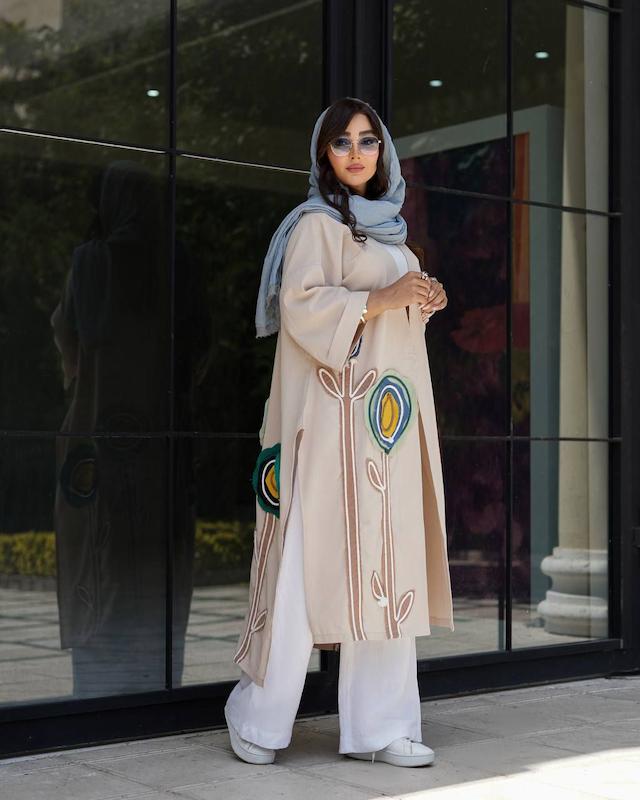 مانتو مدل آفتابگردان کد3237