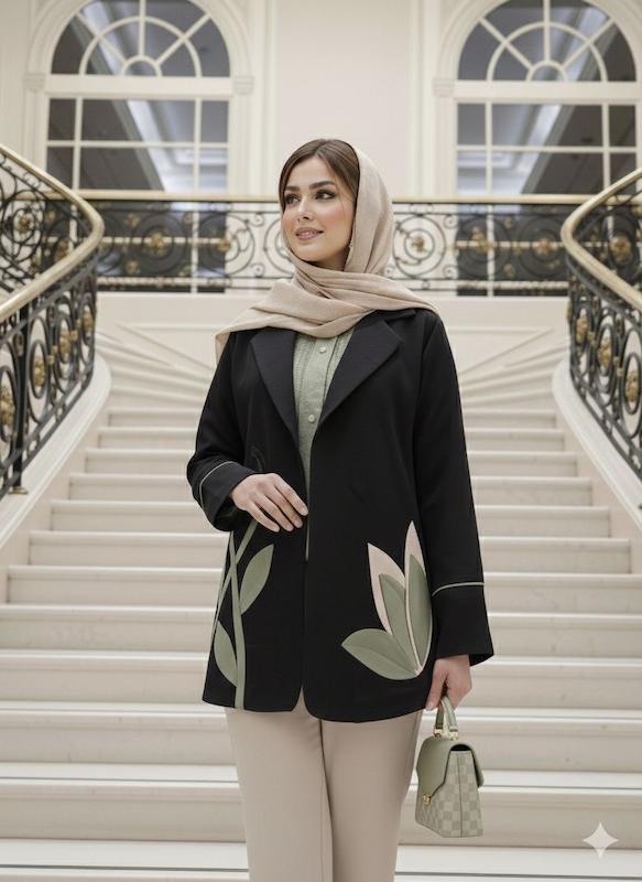 کت زنانه مدل آسو کد1008