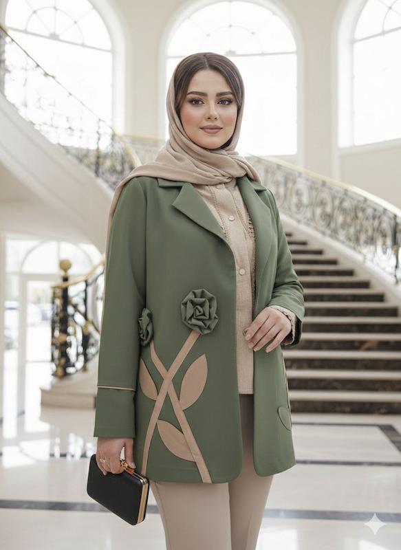 کت زنانه مدل آسو کد1008