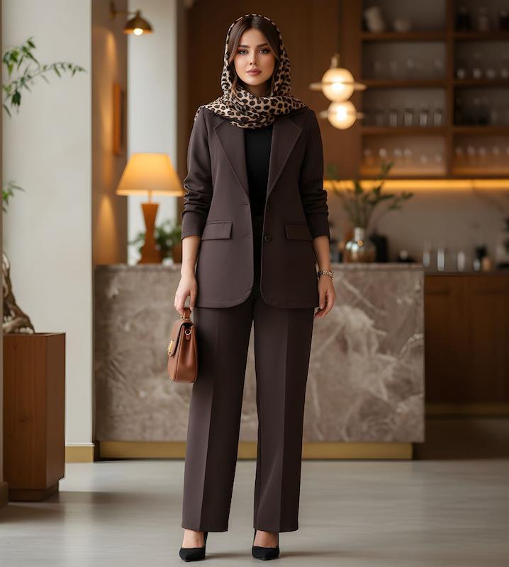 کت شلوار زنانه مازاراتی نخ توئیت