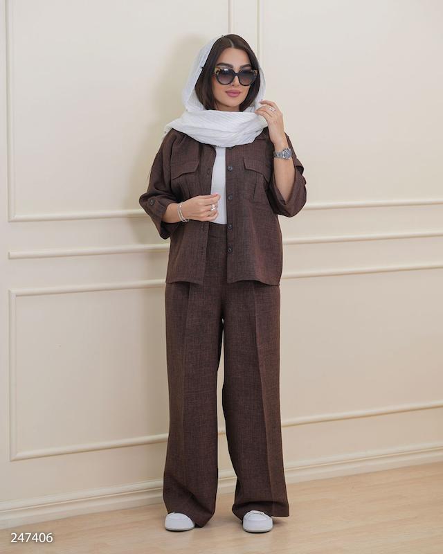 شومیزشلوار مدل دلگون کد2474