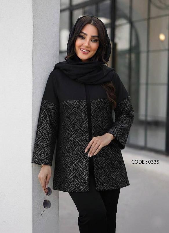 مانتو کتی شانتون تایوان ومخمل سوزندوزی کد0335