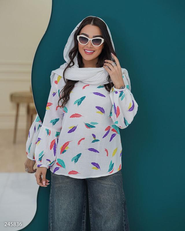 شومیز مدل نیاراد کد2458