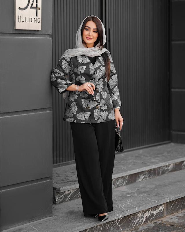 کت کوتاه ژاکارد مدل کژال کد ۱۶۸