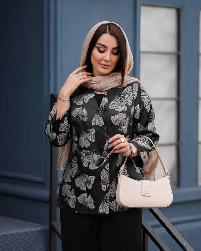 کت کوتاه ژاکارد مدل کژال کد ۱۶۸