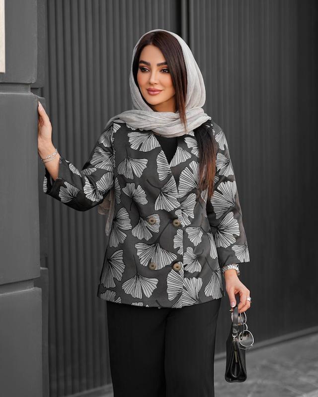 کت کوتاه ژاکارد مدل کژال کد ۱۶۸