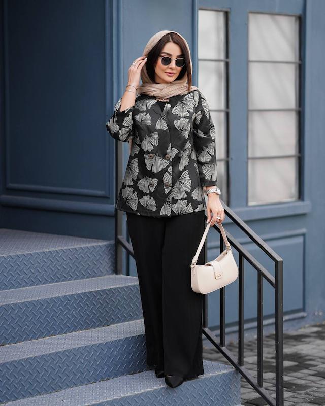 کت کوتاه ژاکارد مدل کژال کد ۱۶۸