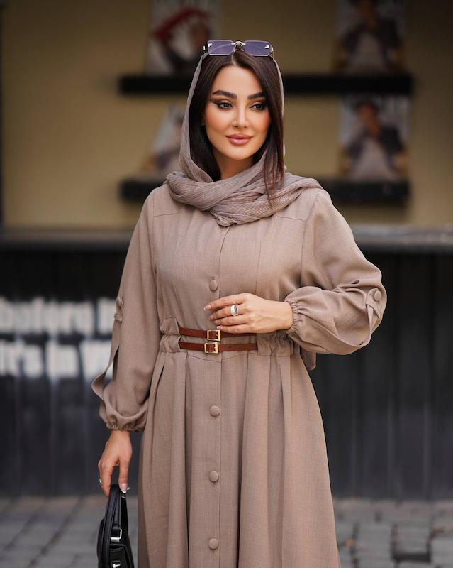 مانتو بلند شانتون مدل کرشمه کد۱۶۹