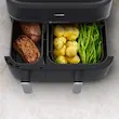 هواپز و سرخ‌کن بدون روغن دوقلو فیلیپس مدل NA555/09 (Philips Airfryer Dual Basket)