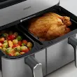 هواپز و سرخ‌کن بدون روغن دوقلو فیلیپس مدل NA555/09 (Philips Airfryer Dual Basket)