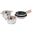 سرویس پخت‌وپز ۶ پارچه استیل تفال مدل Opti'Space (Tefal Opti'Space Stainless Steel Set)