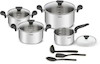 سرویس پخت‌وپز ۱۱ پارچه استیل تفال مدل Primary (Tefal Primary Stainless Steel Set)
