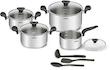 سرویس پخت‌وپز ۱۱ پارچه استیل تفال مدل Primary (Tefal Primary Stainless Steel Set)