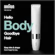 ماشین اصلاح بدن (مینی تریمر) براون مدل BS1000 سری Body Mini Trimmer