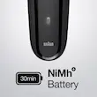 ماشین اصلاح موی صورت براون شارژی مدل S3 300BT