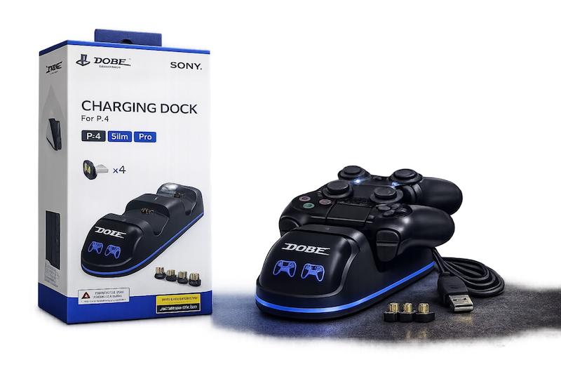 پایه شارژ دسته PS4آکبند | شارژر دو دسته DualSense-اصلی آکبند