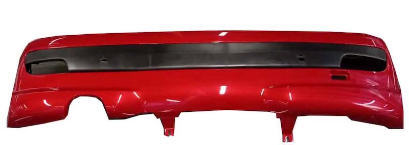 سپر عقب 207 قرمز متالیک 