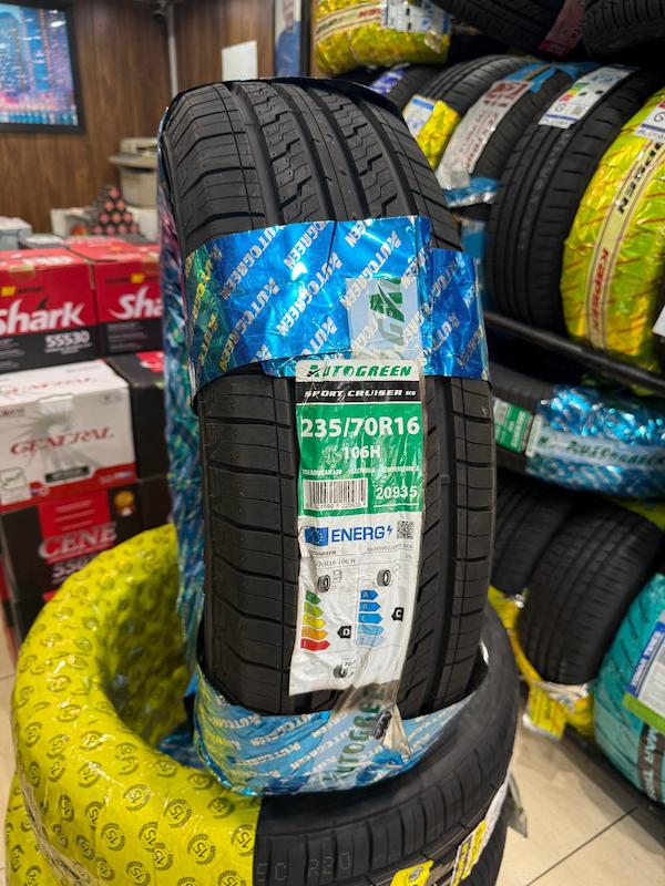 لاستیک سایز 235/70/16 اتوگرین چین - تاریخ تولید 2025 (2 حلقه )