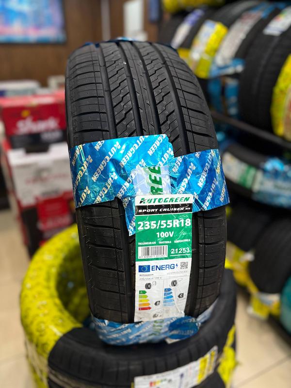 لاستیک سایز 235/55/18 اتوگرین چین - تاریخ تولید 2025 ( 2حلقه )