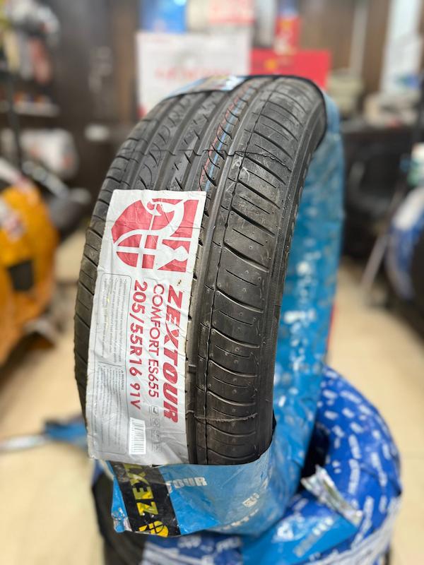 لاستیک سایز 205/55/16  زکستور چین - تاریخ تولید 2025 (2 حلقه )