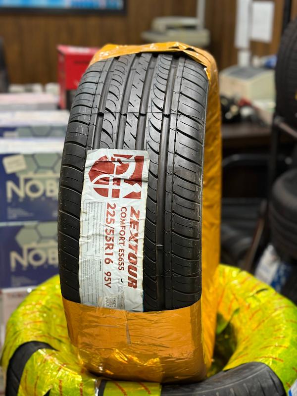 لاستیک سایز 225/55/16 زکستور چین - تاریخ تولید 2025 (2 حلقه )