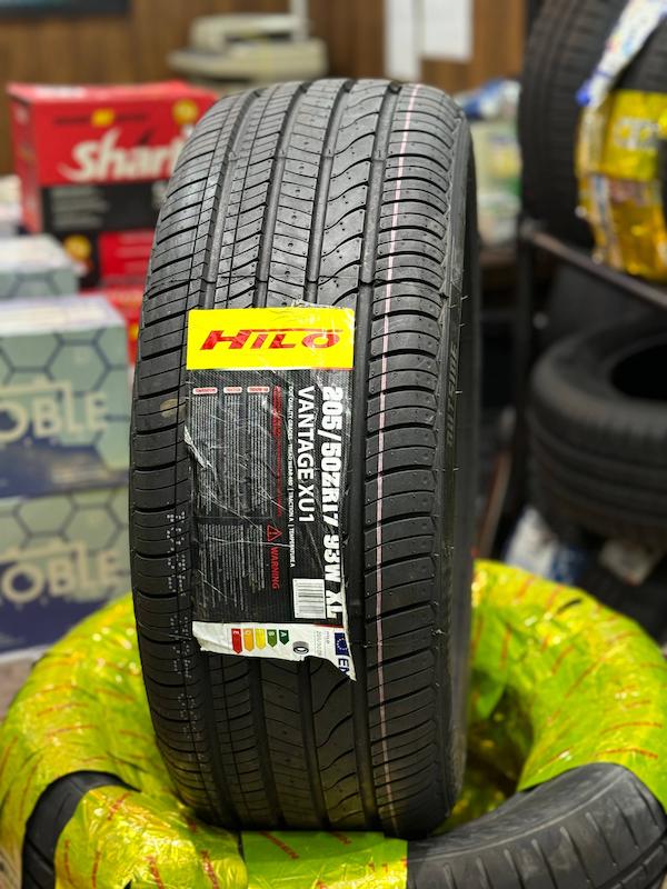 لاستیک سایز 205/50/17 هیلو  چین - تاریخ تولید 2025 ( 2 حلقه )