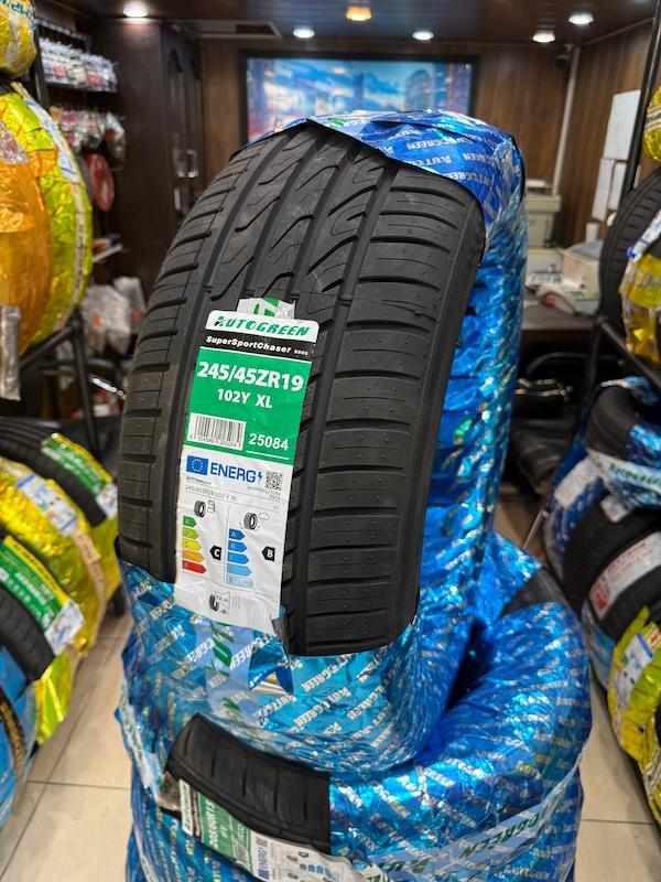 لاستیک سایز 245/45/19 اتوگرین چین - تاریخ تولید 2025 (2 حلقه )