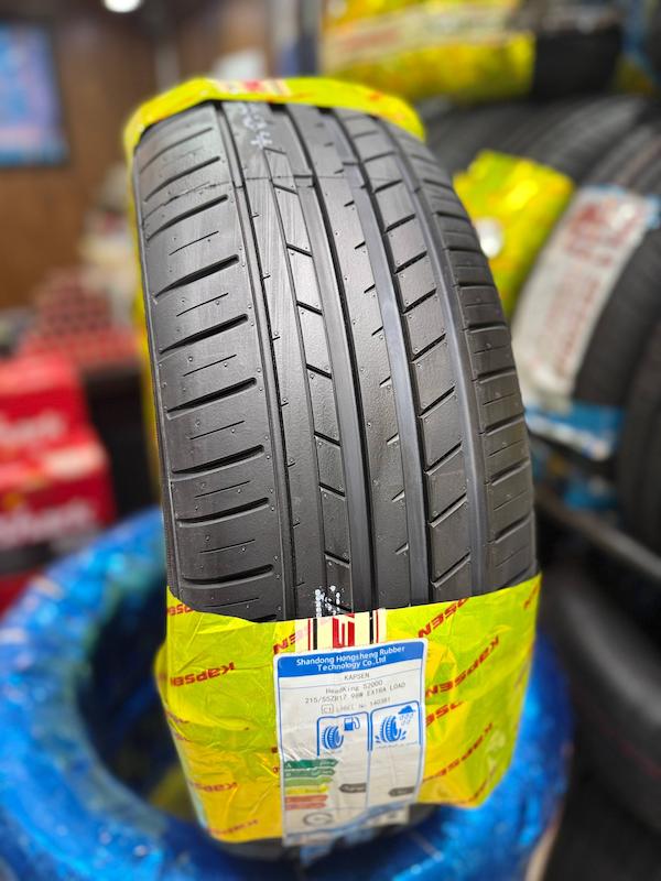 لاستیک سایز 215/55/17 کپسن چین - تاریخ تولید 2025 (2 حلقه )