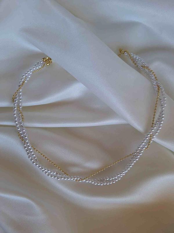 گردنبند مروارید ۳لاین