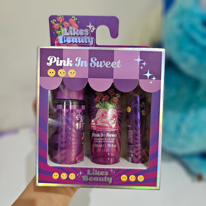 پک کادویی لوسیون،بادی اسپلش و عطر