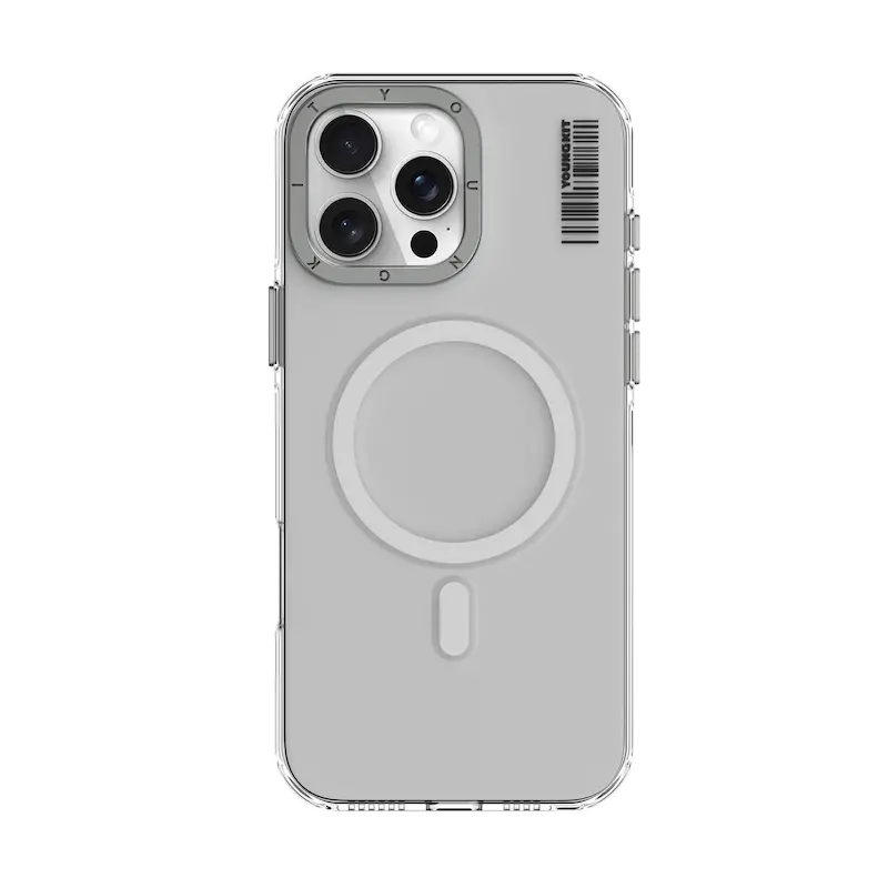 قاب شفاف کریستالی آیفون 16 Pro و 16 Pro Max یانگ کیت | Crystal Clear Non-Yellowing Case