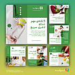 pc121 | مجموعه قالب پست سلامتی و تناسب اندام
