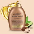 شامپو کنترل وز و بهبود حالت‌ پذیری مو او جی ایکس, مدل Brazilian Keratin Smooth مناسب انواع مو، به‌ویژه وز و خشک حجم 385ml