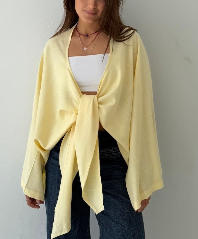 شومیز گره ای lemon