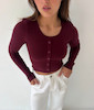 تیشرت تمام دکمه زنانه red
